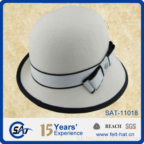 women bucket hat 100% wool fashion felt hat
